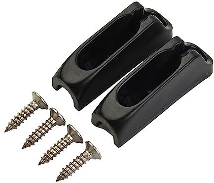 ihreesy 2PCS Marine Rope Clamp,Self-Locking Rope Portable Boat Clam Cleat Universal Rope Tensioner Rope Clamp Accessories