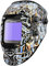 ARCCAPTAIN Casque de soudage automatique Real Colour entièrement automatique avec champ de vision extra large 10 x 9 cm Couleur véritable Casque de soudage Large ombre 4/9-13 pour ARC TIG MIG