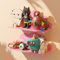 Toski Wandregal Ohne Bohren 2er Set, 26cm Niedliche Wolken Kleberegal for Kinderzimmer Bad, Acryl Hohe Härte Regale für Wände, Leicht zu Reinigen Regal Zum Kleben, Bücherregal Kinder Wand, Badezimmer