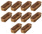 Bcowtte 10 x Desktop Cutlery Storage Basket Woven Basket Restaurant Tableware Drain Storage Box Crockery Storage Basket