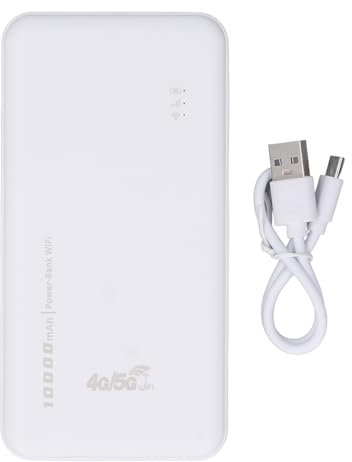 Router Hotspot WiFi 5G con Slot per Scheda SIM 300Mbps LTE Batteria Ad Alta velocità da 10000mAh per Viaggi