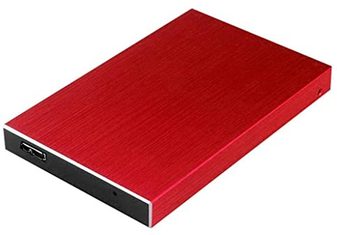 Disque dur HDD 2.5 500 Go 1 To 2 To Disque dur externe portable pour ordinateur portable (couleur : rouge)