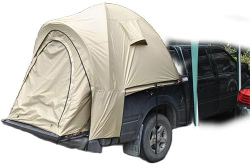 Isoliertes Zelt Pickup Truck Zelt, tragbares Doppellagiges Truckzelt, mit abnehmbarem Regendach, wasserdichtem PU4000 Oxford-Stoff, einfache Installation, für Camping, Wandern, Angeln