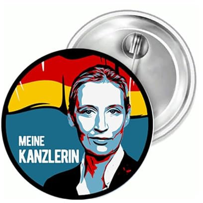 Sammys Shirt Store Alice Weidel-Meine Kanzlerin Button 38 mm