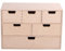 Schubladen-Box aus Holz – Elegante Minikommode für vielseitige Aufbewahrung | Premium Qualität, natürliche Materialien, für Schmuck, Dokumente, Kosmetik, Spielzeug | 42 cm x 20 cm x 28,5 cm