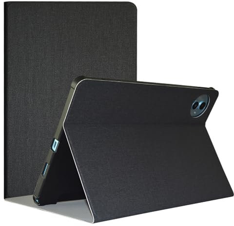 AKNICI Funda para TECLAST P50/TECLAST P50S Tablet 11 Pulgadas, PU Ultra Delgada Cubierta Trasera de TPU Cover Carcasa con Auto-Sueño/Estela Soporte Función para TECLAST P50/TECLAST P50S, Negro