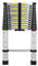CWLPSL Faltbare Dachbodentreppe, Teleskopleiter, Aluminium-Teleskop-Treppe für Dach, Dachboden, Wohnmobil, Dachboden, Innen- und Außenbereich, Traglast 150 kg, Klappleiter