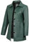 Blingsoul Lederjacke für Damen, Vintage-Stil, lange Lederjacke für Damen, Kandis - Grüne Jacke, M