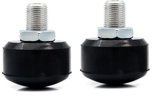 Zghhc Rollschuh-zehenstopper, 2 Stück, Gummi-bremsstopper, Block, Runde Stopper Für Rollschuh-zubehör, Pu-zehenstopper, Ersatz