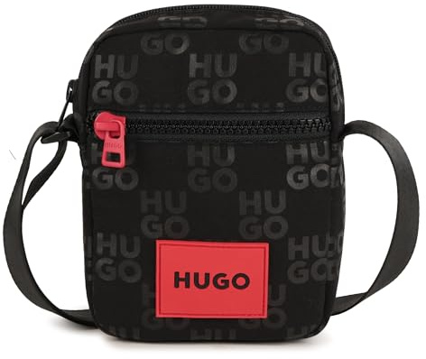 HUGO G00555 Kuriertasche für Jungen, Schwarz, Normale