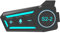 Motorrad Headset S2_2,Helm Intercom Motorrad Kommunikationssystem für 2 Personen in Innerhalb von 300m,IPX6 Wasserdicht,5.4 Bluetooth,Headset Bluetooth Unterstützung für Sprachanruf Musiksteuerung