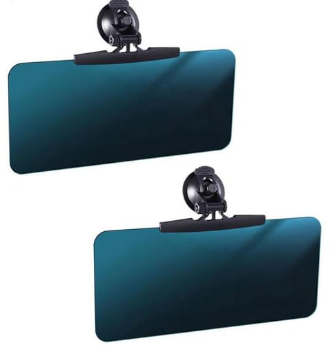2 Stück Auto Sonnenblende Verstellbare, Blendfreie Sonnenblende Mit Saugnapf, Benutzerfreundliche Sonnenblendes, UV Schutz, Sonnenfeste Autoblenden Für Auto Rikscha, LKW