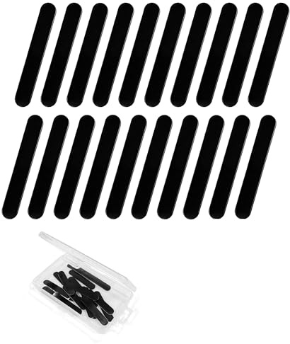 ZAYIO 20Pcs Golf Lead Tape with Storage Box, Adhesive Weighted Tape Strips for Golf Club Iron Putter, Add Swing Weight & Balance, Adjustable Lead Tape for Tennis Racket or Pickleball Paddle, Black