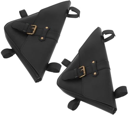 2PCS Cafe Racer Sattel Seite Taschen Lagerung Werkzeug Für K-Serie K75 K100 K1100