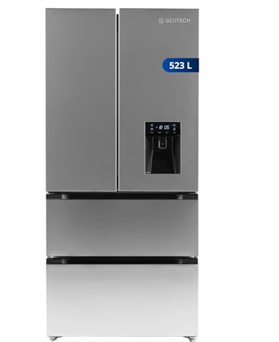 GEDTECH Réfrigerateur multi-portes 523L GMPFD523IX (323L + 183L) - Distributeur d'eau - Inox