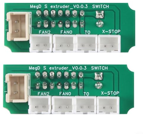 HpLive 2 Stück Extruder Transfer Adapter Plate Board Für Anycubic Für Mega S Und Für MegaPro 3D Drucker Hotend-Ersatzteil, Einfache Installation