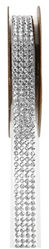 SANTEX 5267-0-15, Ruban strass autocollant, transparent