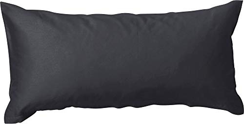 Erwin Müller Kissenbezug Amberg Mako-Interlock-Jersey anthrazit Größe 40x80 cm
