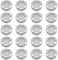 Mila-Amaz 20 Stück 53mm Edelstahl Lüftungsgitter Rund Lüftungsloch Entlüftungsgitter Entlüftung Belüftung für Küche, Badezimmer, Spinden, Kleiderschränken