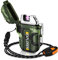 lafagiet Wiederaufladbares Feuerzeug, USB, wasserdicht, Lichtbogen-Feuerzeug, für Camping, Wandern, Outdoor, Notfall & Militär