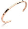 THIORA Armreif Damen | Lebe Liebe Lache | Premium Edelstahl Armband | Flexible Größe | Geschenk für Frauen (Live Love Laugh - Rosegold)