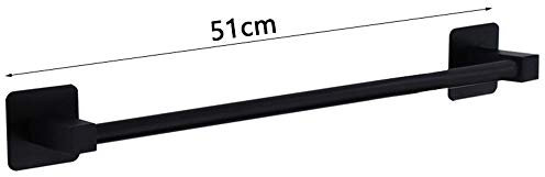 Handtücherstange Edelstahl Handtücherhalter schwarz einzigartiges Badezubehör 50cm