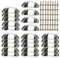 Shell Door Handles, 24 Pieces Retro Metal Kitchen Drawer Cabinet Door Handle with 48 Pieces Screws Furniture Knobs Shell Cup Semicircle Pull Knob Handle for Cupboard, Door, Drawer Silver