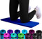 Set: 2 x REFIT FITNESS NBR Fitness & Yoga Pads 25 x 61 x 1,5 cm Blau + Bänder Sport Kniekissen Fitnessmatte klein Kniepad Bodenkissen rutschfest Yoga Kniematte Sportmatte Knie Matte Kissen Yogamatte
