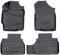 WALSER XTR Gummi Fussmatten Auto für Toyota Yaris (P13) 2010-2017, 100% passgenaue Auto Fußmatten, robuste Universal Fußmatte Auto, Gummimatten Auto, Auto Fussmatten Gummi, Auto Gummimatten