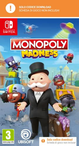 Monopoly Madness Switch Code In Box - -