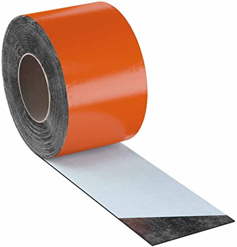 Eurovent® FLEXBIT 150mm x 10lfm Dachdeckerband Bitumenband Abdichtband selbstklebendes Reparaturband ((Ziegielrot (RAL8004))
