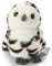 Uni-Toys - Schnee-Eule Baby - 12 cm (Höhe) - Plüsch-Vogel - Plüschtier, Kuscheltier
