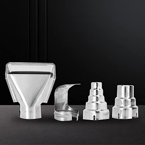 4 Pcs Hot Air Gun Nozzles Stainless Steel Heat Gun Tips Kit Accessories Industrial Nozzle M18 Heater Tools