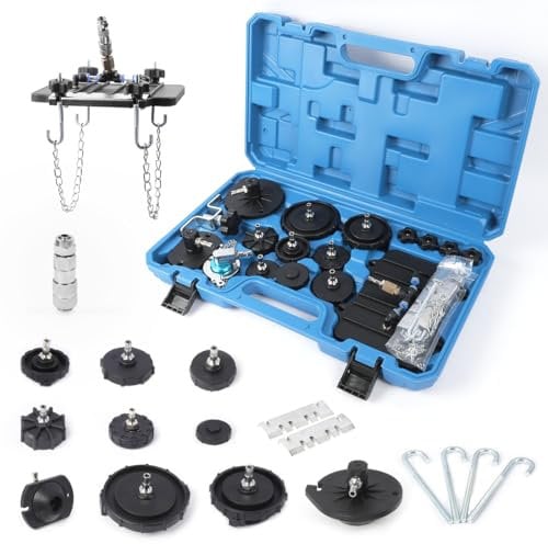 DUOYI Brake Master Cylinder Bleeder Kit 12Pcs with Quick Connectors Master Cylinder Adapter Set Good Sealing Brake Bleeder kit Corrosion Resistant Pressure Brake Bleeder Adapter for Most Vehicles