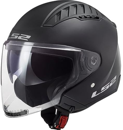 LS2, Jet-Motorradhelm COPTER II SOLID Matt Black, XL