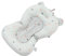 Atyhao Cojín de Asiento de Baño para bebé, Asiento de Bañera Seguro Flotante, Soporte de Baño Infantil Ajustable Plegable para Recién Nacido (Estrellas celestes), #412