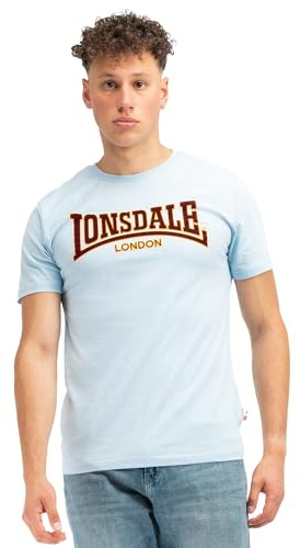 Lonsdale Herren T-Shirt CLASSIC schmale Passform, Soft Sky, 3XL