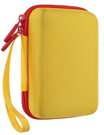 Aenllosi Hart Tasche Kompatibel mit UNO Kartenspiel, Hülle Gehäuse für Game Kartenspiel für die Familie, Gelb (Nur Tasche)