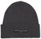 Tommy Hilfiger TH Foundation Cotton Beanie Beanie-Mütze Herren, Grau (Dark Grey), OS