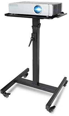 ENGENDER Projector Mount Projector Mount Bracket Tray Trolley Universal Telescopic Lifting Portable Movable Worktable Landing Home Office Projector Shelf Projector Stand(Size:120cm)