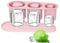 Holzsammlung Ice Cube Tray for Stanley Cup, Silicone Reusable Ice Cube Moulds with Lid for 20-40 oz Cup, for Chilling Whiskey, Cocktails, Drinks, Coffee, Easy Fill and Release Ice Maker (Pink)