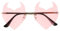 WOFASHPURET Randlose Teufelshörner-Herz-Sonnenbrille Retro-Neuheit Lustige Halloween-Party Dämonenohr Herzförmige Brille Fledermaus-Sonnenbrille Gothic-Vampir-Zubehör