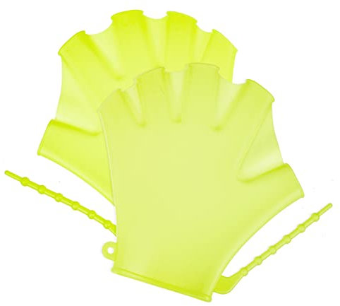 KITANDOVE Silikon-Schwimmhandschuhe für Kinder Jungen und Mädchen Schwimmhandschuhe Wasserbeständigkeit Tauchen Schwimmbad-Trainingsgeräte für Jungen und Mädchen