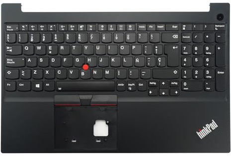 Table-King Teclado de Repuesto Botón de Encendido tecla retroiluminación para Lenovo Thinkpad E15 Gen1(Not for E15 Gen2) con Tapa C (Español/Spanish, retroiluminado,con Botón de Encendido)