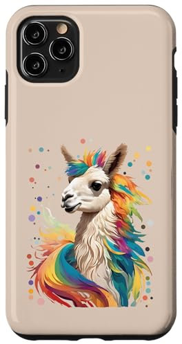 iPhone 11 Pro Max Lama Unisex Funny Magic Animal Motif 128 Case