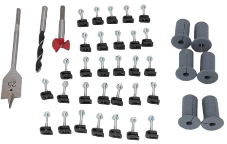 Cable Routing Kit 5/16 Inch Set for Install Cables, Accessories Drill Bits Wiring (Black) (Grey)