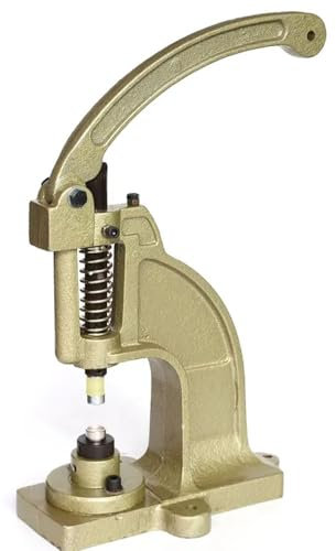 oiakus Hand Press Grommet Machine, Snap Rivet Eyelet Installation Machine, Multifunctional Cast Iron Hand Press, Heavy Duty Press Machine, for Fabric Tarps Curtains Paper Leather and Canvas
