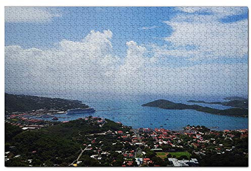 Blackbeards Schloss Charlotte Amalie St. Thomas Amerikanische Jungferninseln Puzzle 2000 Teile Spiel Kunstwerk Reisesouvenir 70x100CM