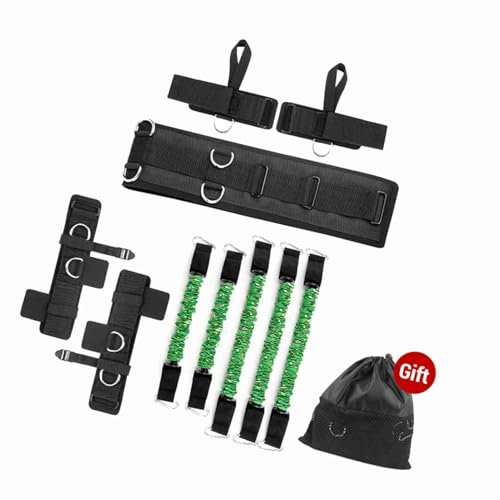Ejoyous Boxenbeständige Band -Set, Geschwindigkeit und Resistente Trainerbänder Ganzkörper -Fitness -Trainingsgurt Zum Boxen Muay Thai Karate (300 Pfund)