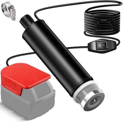 Pompe à eau portable pour batterie au lithium Milwaukee 18 V M18, 120 W, 12 V, pompe de transfert d'eau électrique pour jardin, jacuzzi, réservoir, piscine, bassins, aquariums